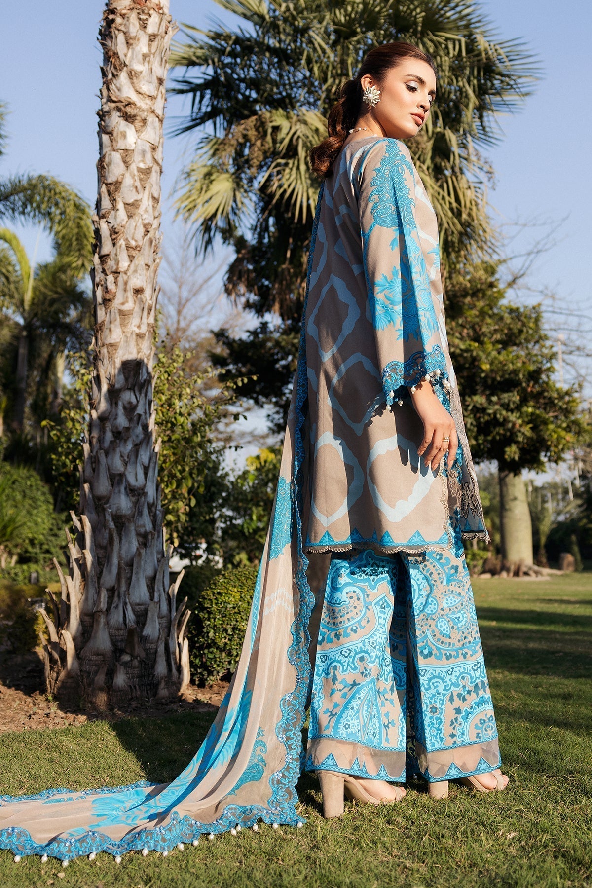 Charizma | Print Melody | SH5-12P M Teal Lawn