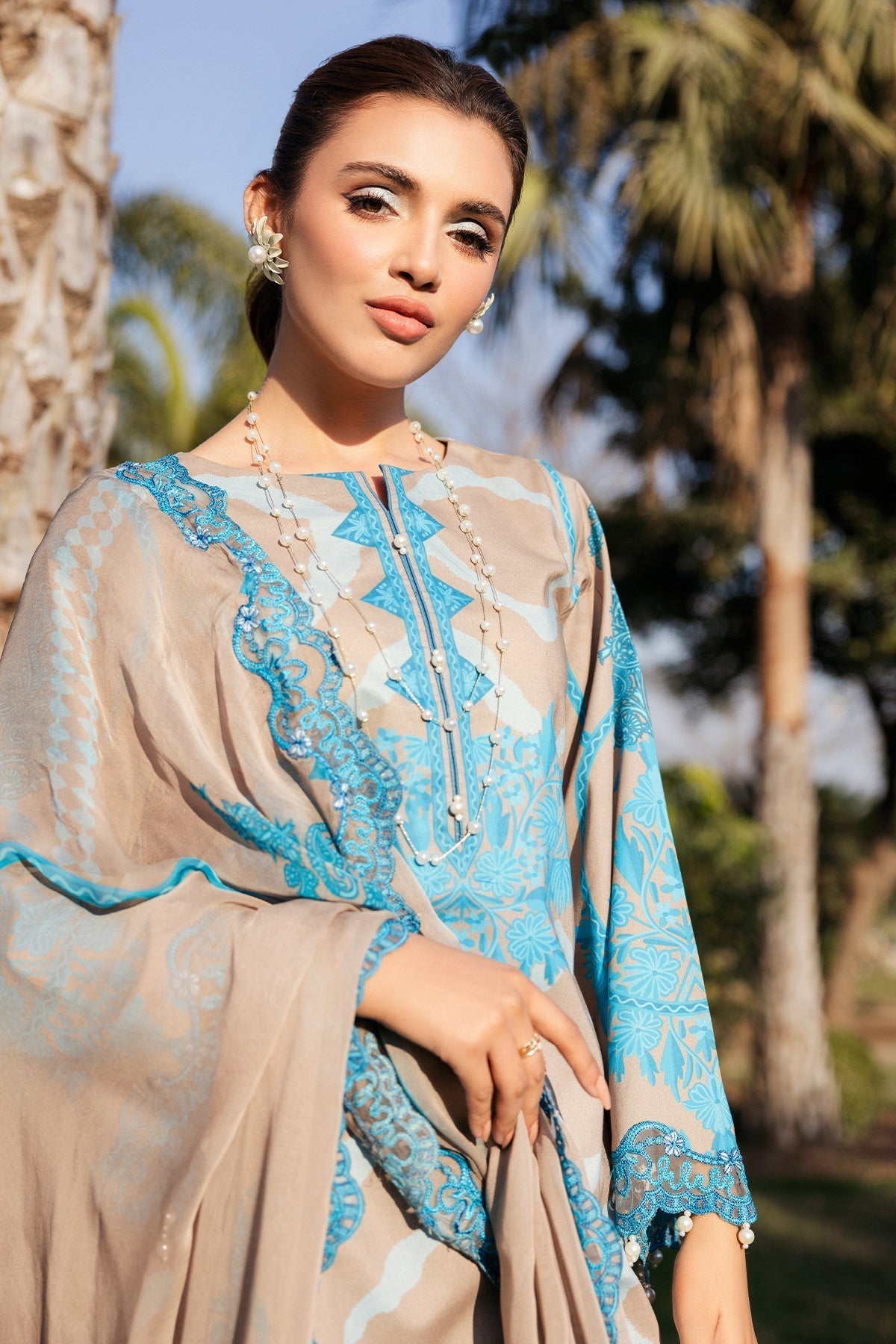 Charizma | Print Melody | SH5-12P L Teal Lawn