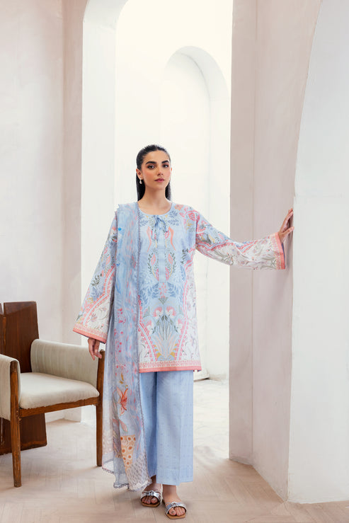 Florent | Luxury Print | FLP - 3B XS Light Blue Lawn