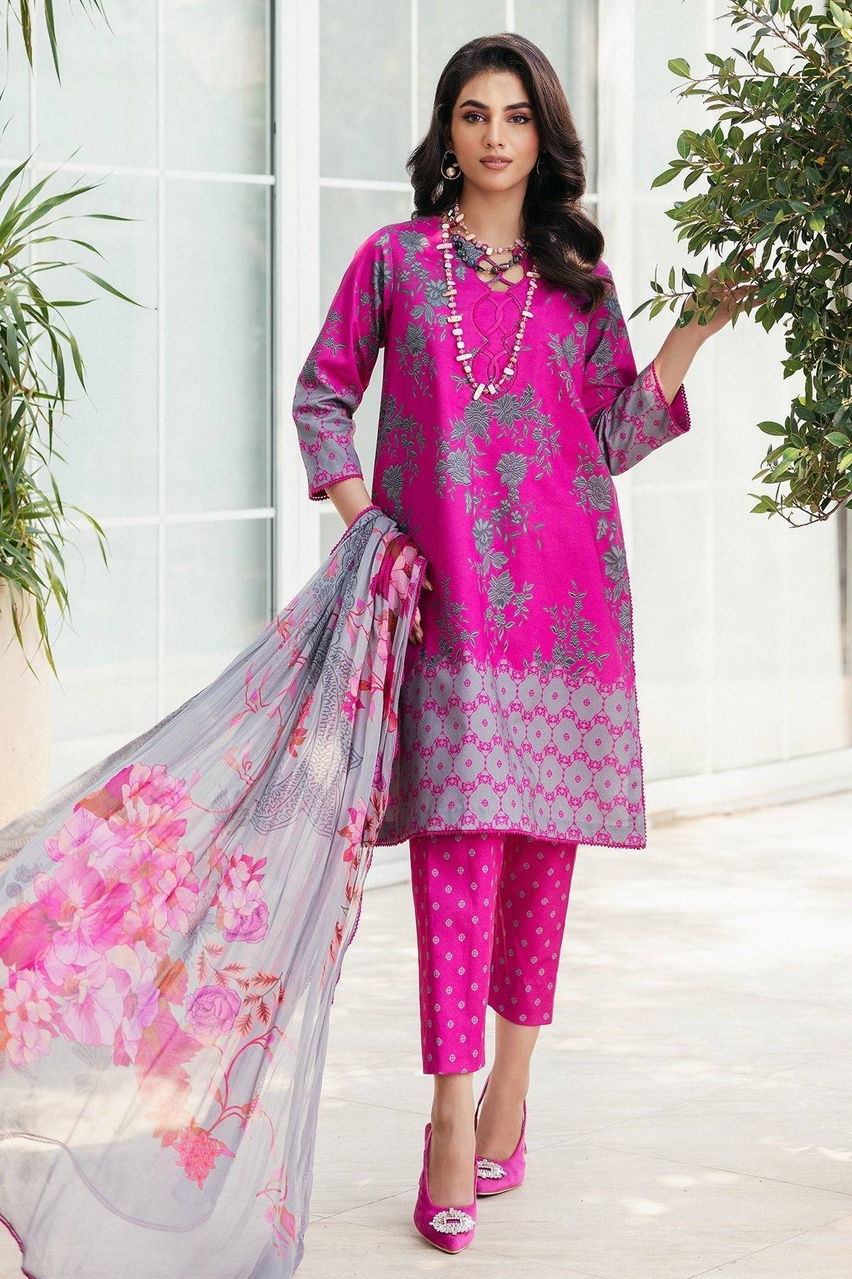 Charizma | C Prints Vol 6 | CP4-56 - Pakistani Designer Dress - by Charizma | Type: Casuals - 100% Original at Saira Sultan