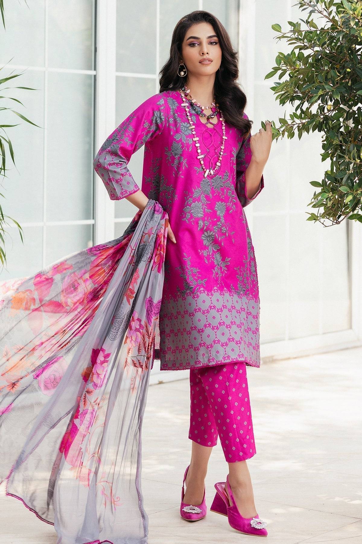 Charizma | C Prints Vol 6 | CP4-56 - Pakistani Designer Dress - by Charizma | Type: Casuals - 100% Original at Saira Sultan