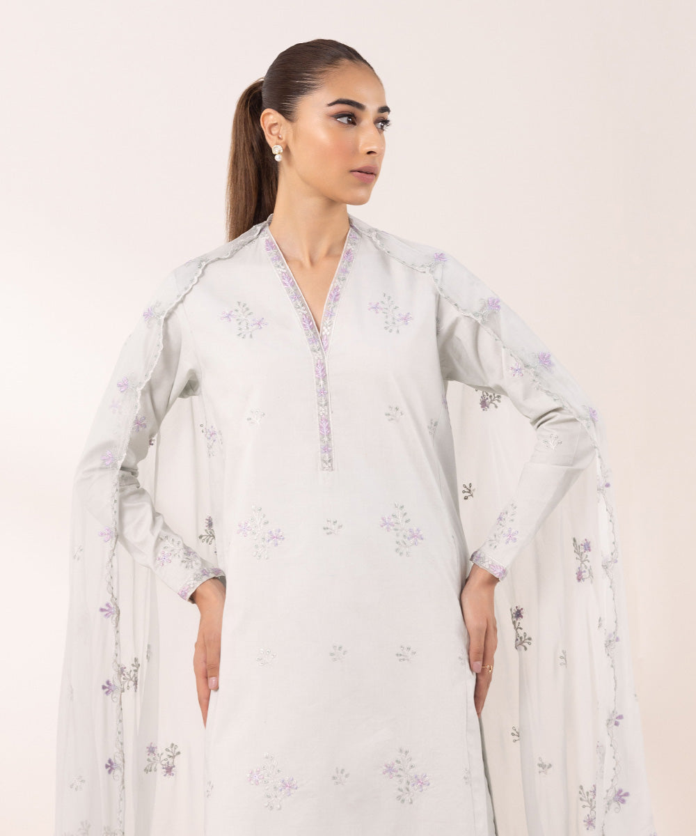 Sapphire | Intermix 2024 | Cambric Suit S-14 - Pakistani Designer Dress - by Sapphire | Type: Casuals - 100% Original at Saira Sultan