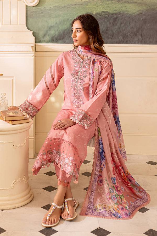 Farasha | Seraya Lawn 24 | FLORA - Pakistani Designer Dress - by Farasha | Type: Luxury - 100% Original at Saira Sultan