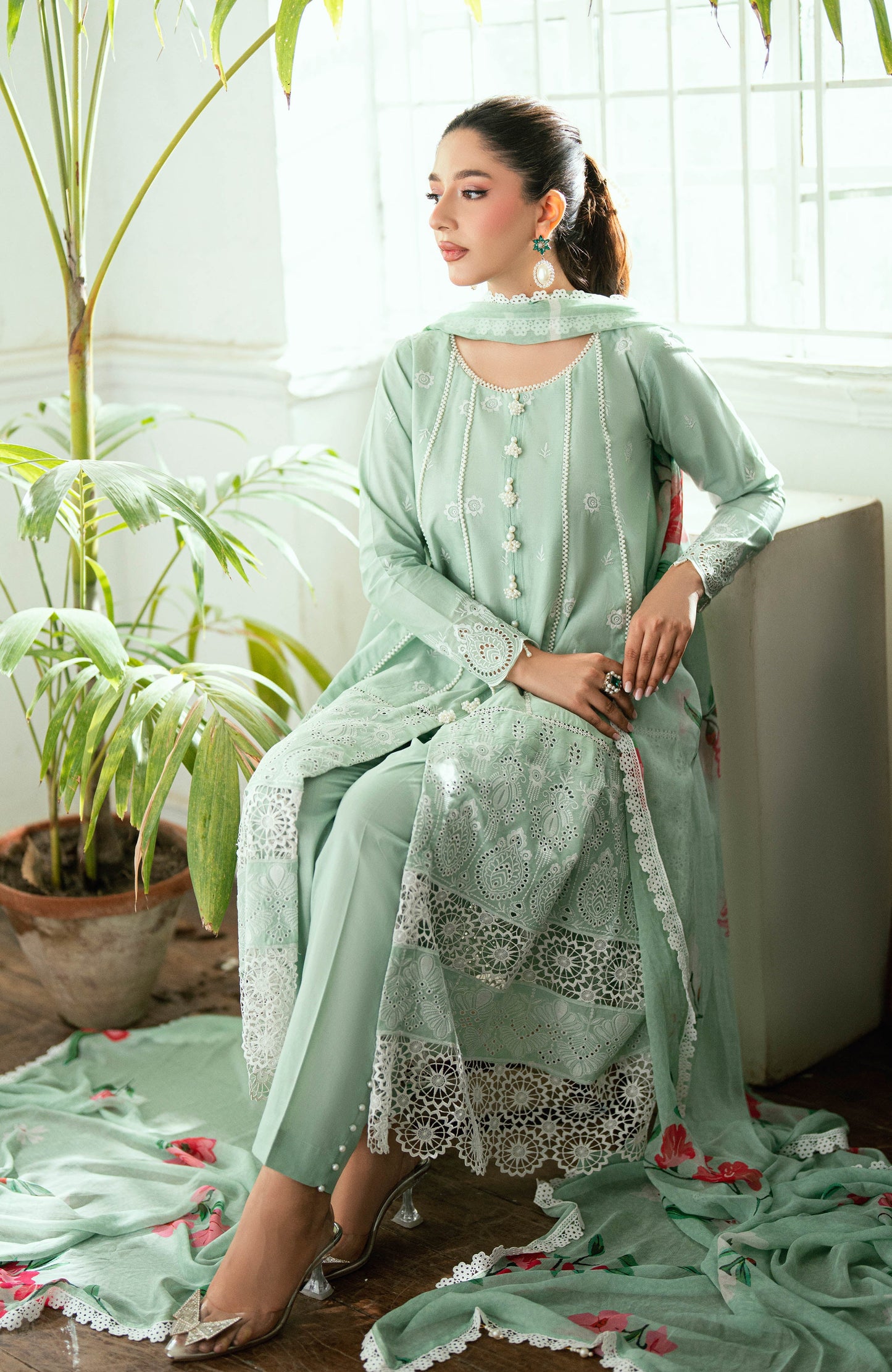 Al zohaib | Laserkari Premium Edition 25 | LKP-25-01 H - Pakistani Designer Dress - by Al zohaib - Type : Ladies Clothes - 100% Original at Saira Sultan