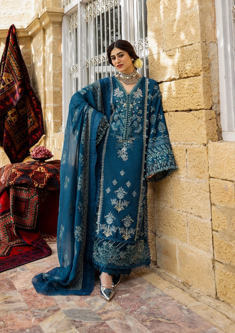 Kahf Premium | Kahf Karandi 25 |KKH-05 CYARA - Pakistani Designer Dress - by Kahf Premium - Type : Ladies Clothes - 100% Original at Saira Sultan