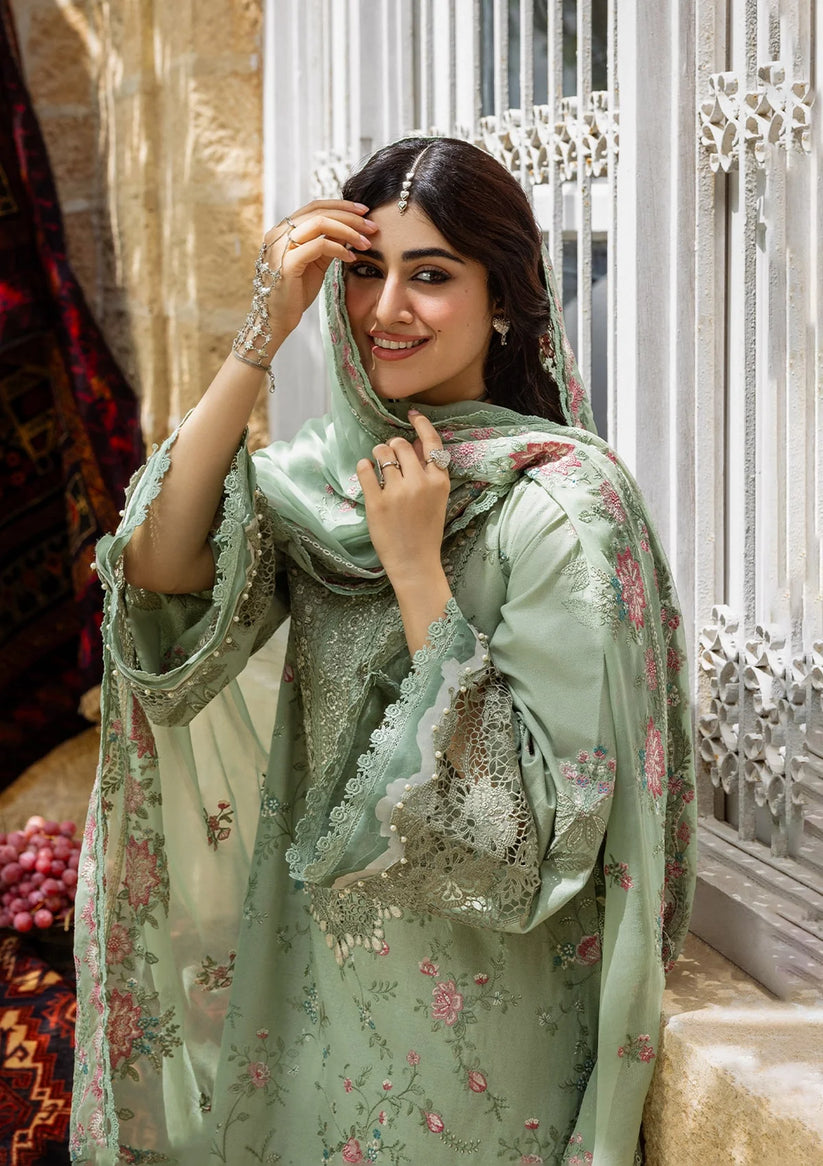 Kahf Premium | Kahf Karandi 25 | KKH-01 PRIMROSE - Pakistani Designer Dress - by Kahf Premium - Type : Ladies Clothes - 100% Original at Saira Sultan