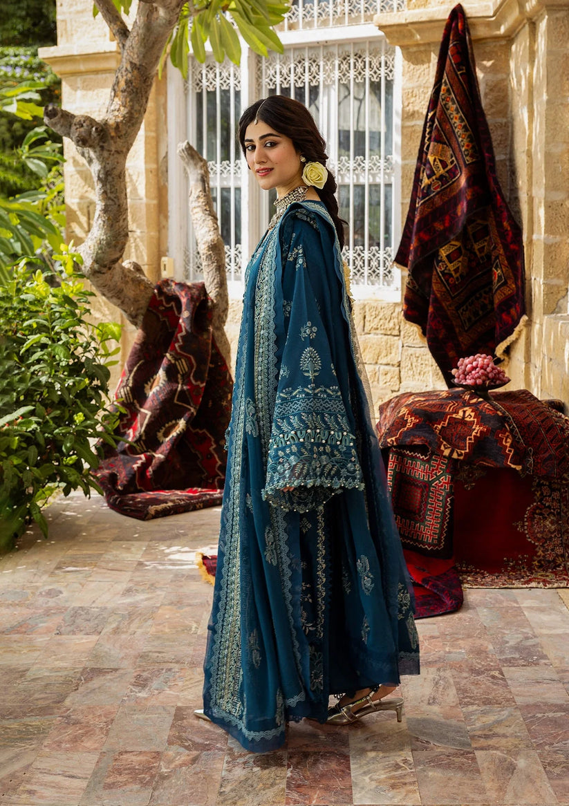 Kahf Premium | Kahf Karandi 25 |KKH-05 CYARA - Pakistani Designer Dress - by Kahf Premium - Type : Ladies Clothes - 100% Original at Saira Sultan