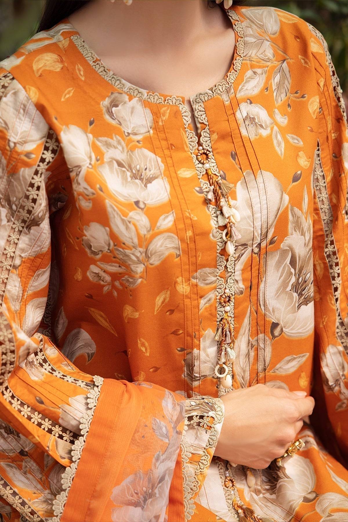 Alizeh | Sheen Lawn Prints 24 | SUNFLOWER - Pakistani Designer Dress - by Alizeh | Type: Casuals - 100% Original at Saira Sultan