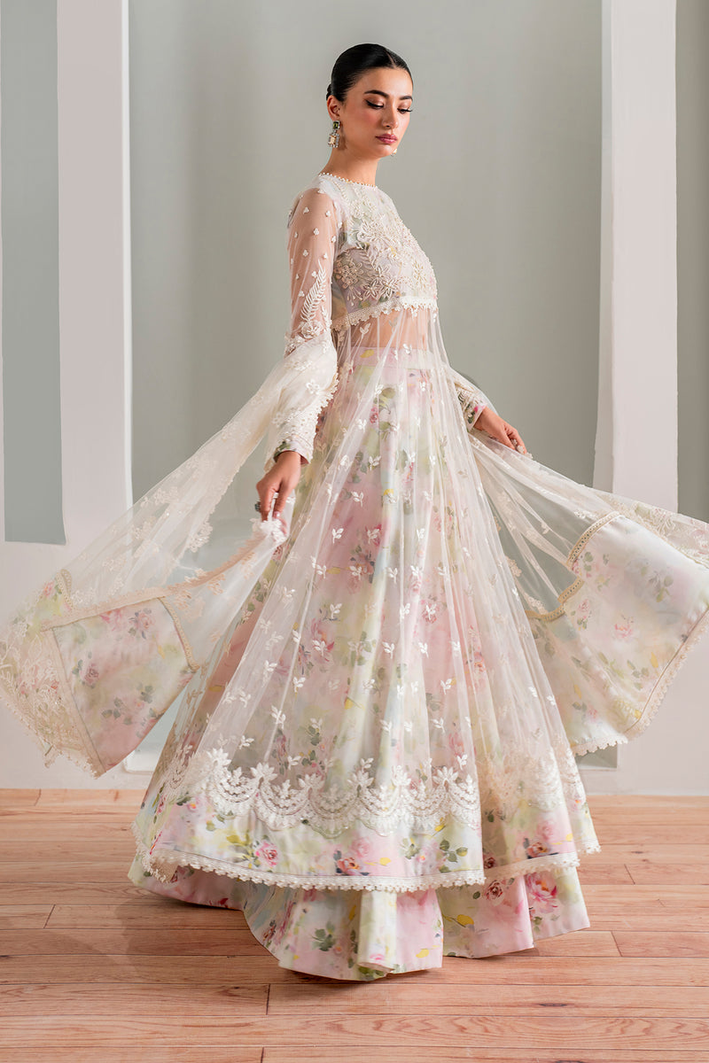Baroque | Formal Collection | NET UF-686 Custom Size Off White Net