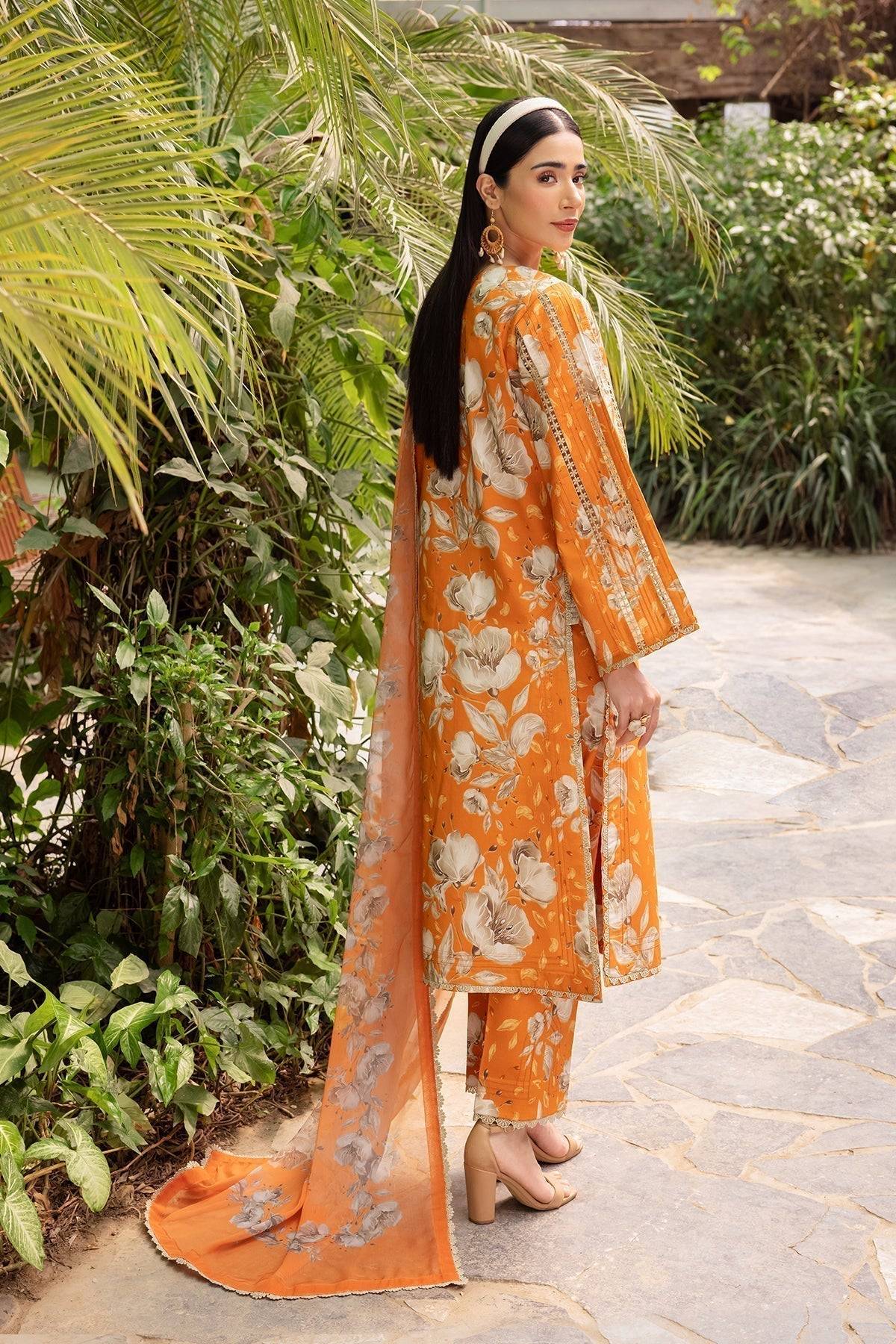 Alizeh | Sheen Lawn Prints 24 | SUNFLOWER - Pakistani Designer Dress - by Alizeh | Type: Casuals - 100% Original at Saira Sultan
