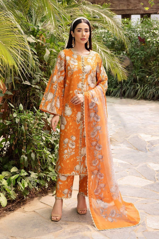 Alizeh | Sheen Lawn Prints 24 | SUNFLOWER - Pakistani Designer Dress - by Alizeh | Type: Casuals - 100% Original at Saira Sultan