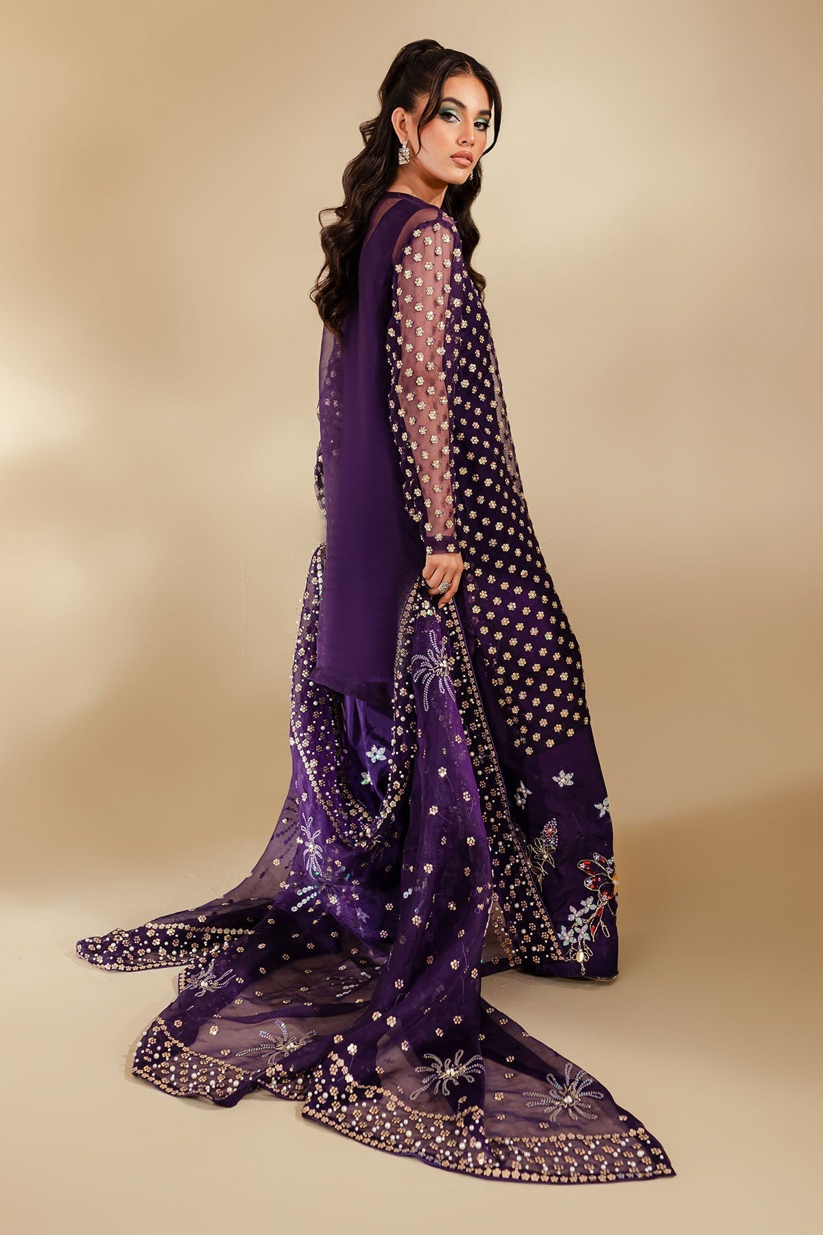 Nureh | Tiny Twinkles | WILD BEAUTY - Pakistani Designer Dress - by Nureh | Type: Formal - 100% Original at Saira Sultan
