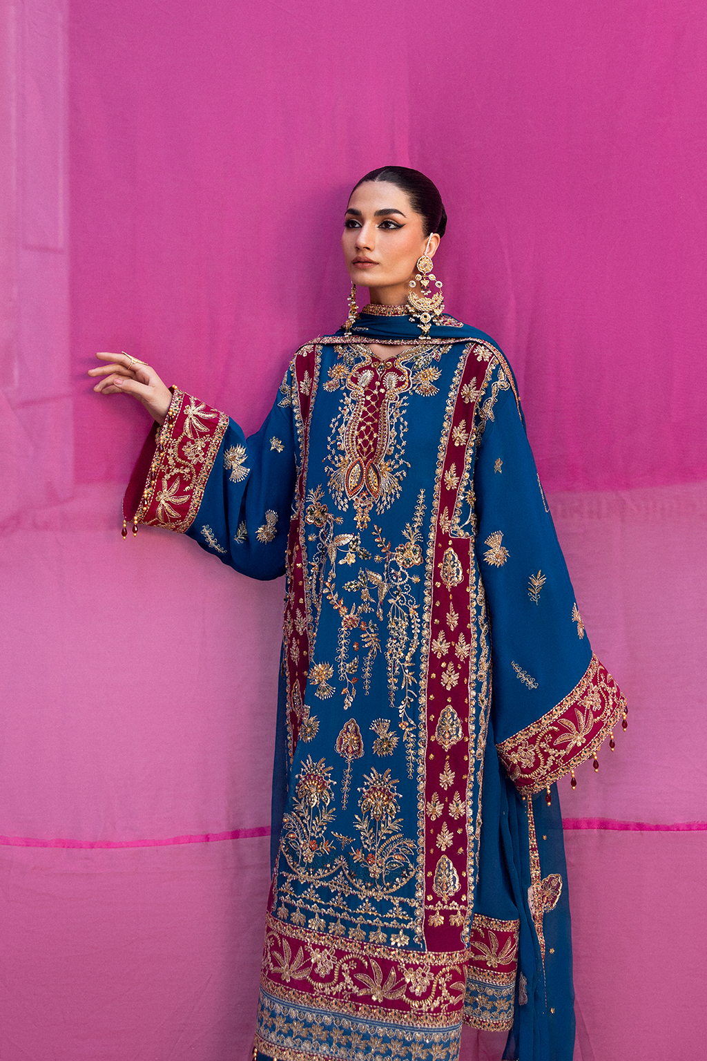 Emaan Adeel I The Empress Wedding Formals I VELANIS - Pakistani Designer Dress - by Emaan Adeel - Type : Ladies Clothes - 100% Original at Saira Sultan
