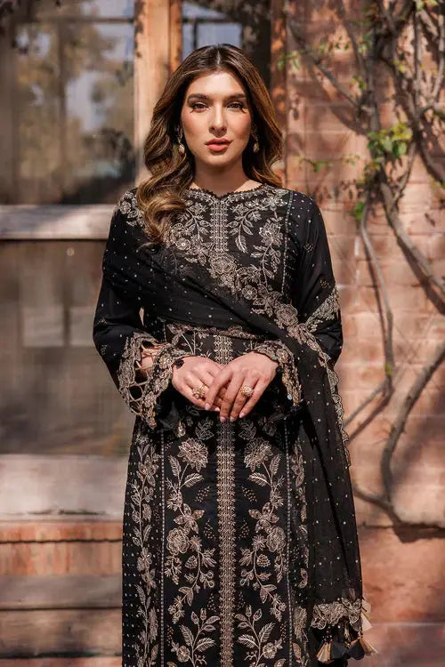 Farasha | Kaavish Lawn 24 | RAVEN AURA - Pakistani Designer Dress - by Farasha | Type: Luxury - 100% Original at Saira Sultan