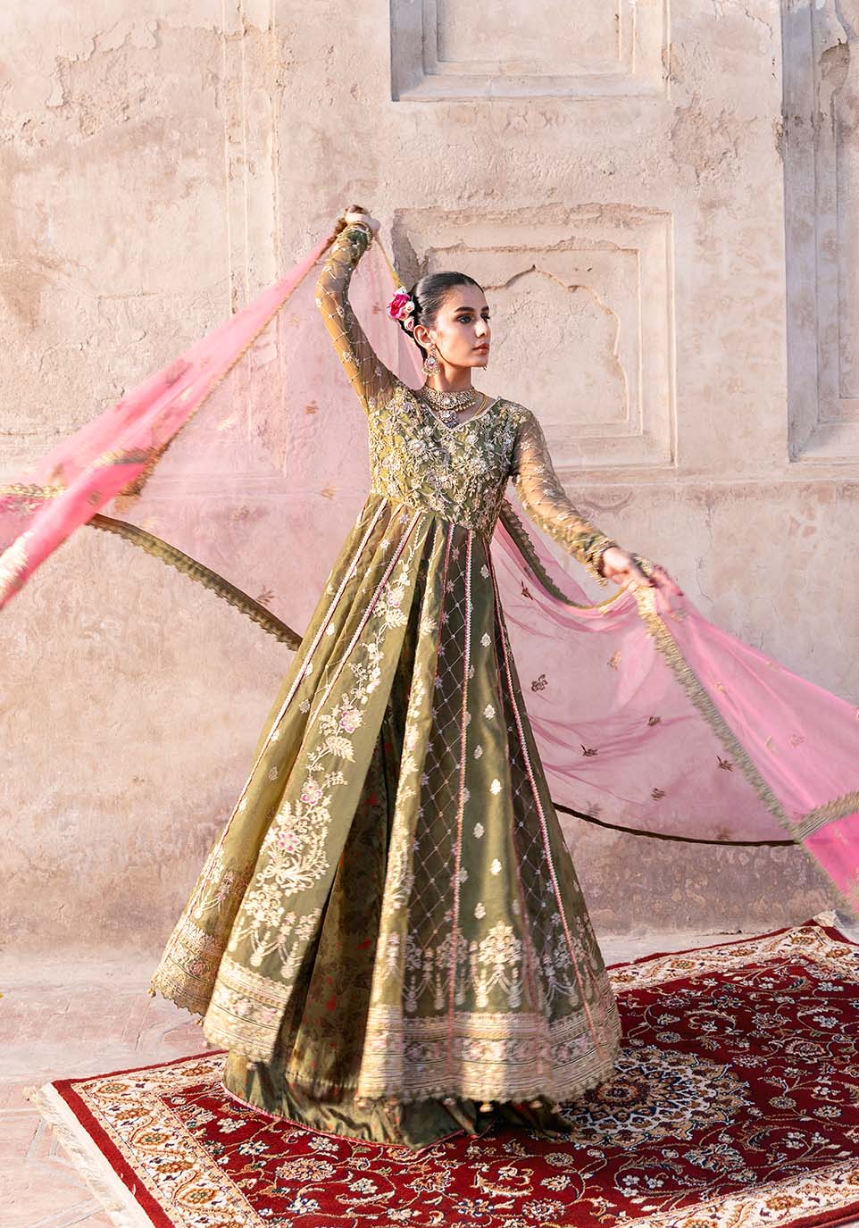 Zarqash | Arzoo Festive Collection | Gulbahar - Pakistani Designer Dress - by Zarqash - Type : Ladies Clothes - 100% Original at Saira Sultan