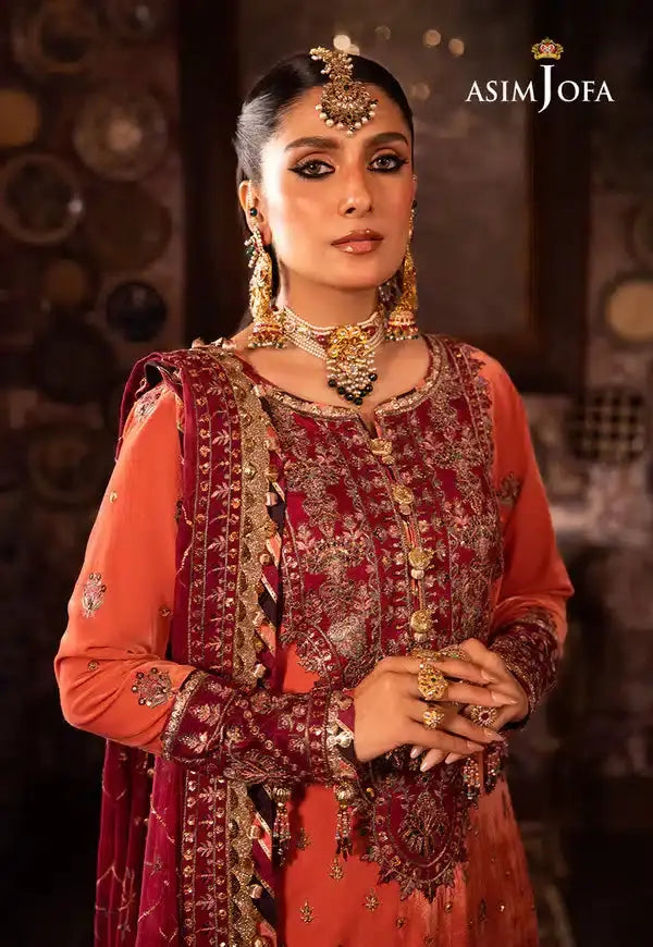 Asim Jofa | Makhmal Wedding Velvet 23 | AJMM-01 - Pakistani Designer Dress - by Asim Jofa | Type: Bridal - 100% Original at Saira Sultan