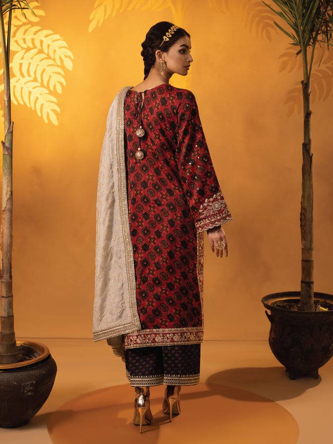 Faiza Faisal | Signature Pret Eid Edit |Carina - Pakistani Designer Dress - by Faiza Faisal | Type: Luxury - 100% Original at Saira Sultan
