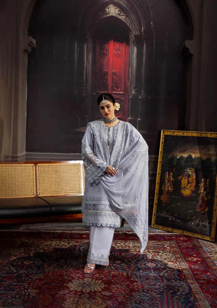 Kahf Premium | Kahf Karandi 25 | KKH-09 CELESTIAL - Pakistani Designer Dress - by Kahf Premium - Type : Ladies Clothes - 100% Original at Saira Sultan