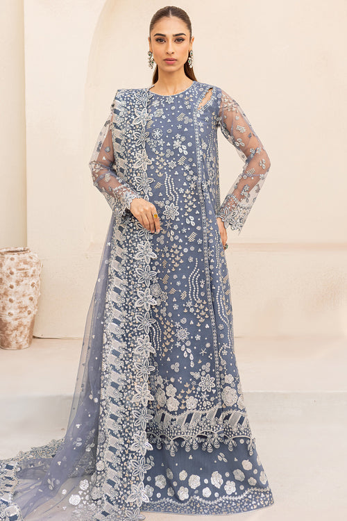 Farasha | Lu Zella Premium Formals 25 | Dusky Shadow - Pakistani Designer Dress - by Farasha - Type : Ladies Clothes - 100% Original at Saira Sultan