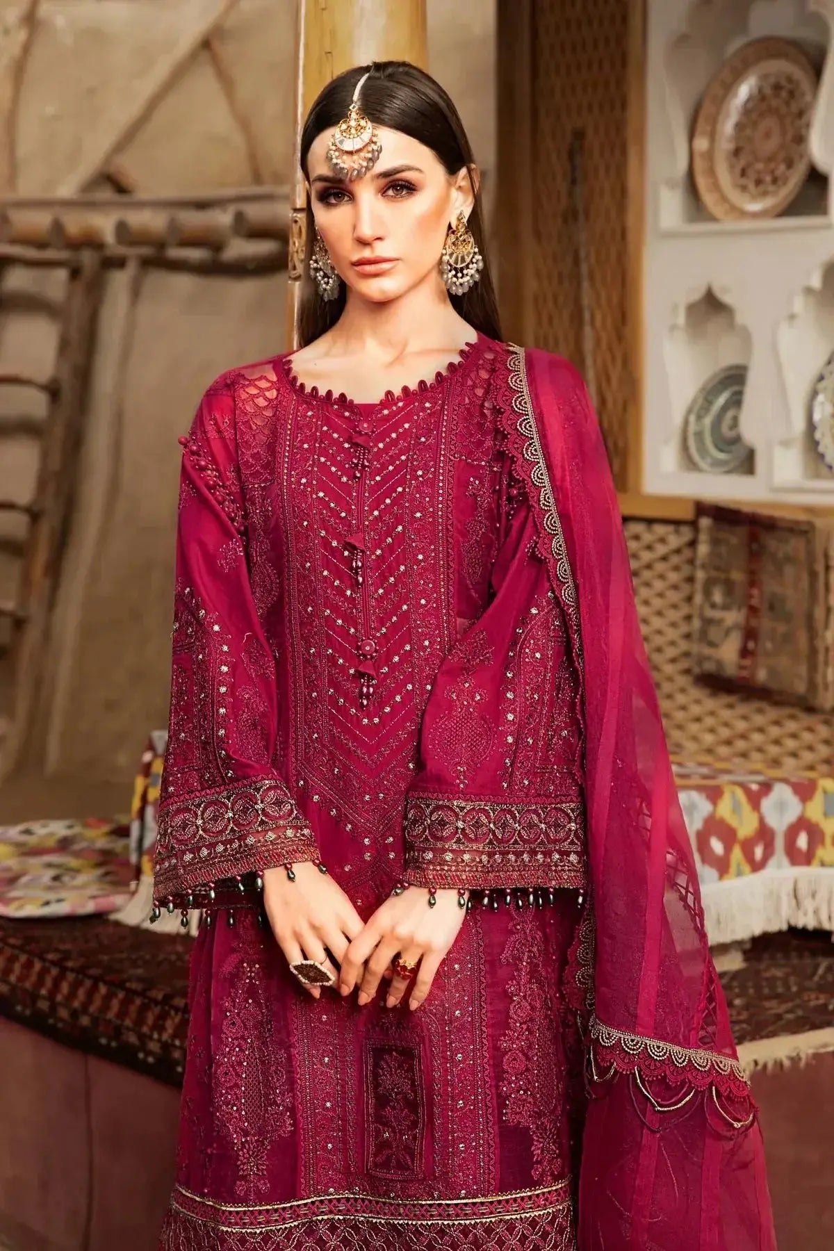 Maria B | Luxury Lawn | D-2311-B - Pakistani Designer Dress - by Maria B | Type: Luxury - 100% Original at Saira Sultan
