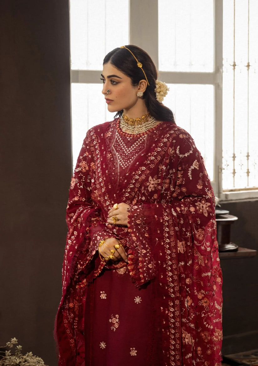 Kahf Premium | Kahf Karandi 25 | KKH-03 ROSELITH - Pakistani Designer Dress - by Kahf Premium - Type : Ladies Clothes - 100% Original at Saira Sultan