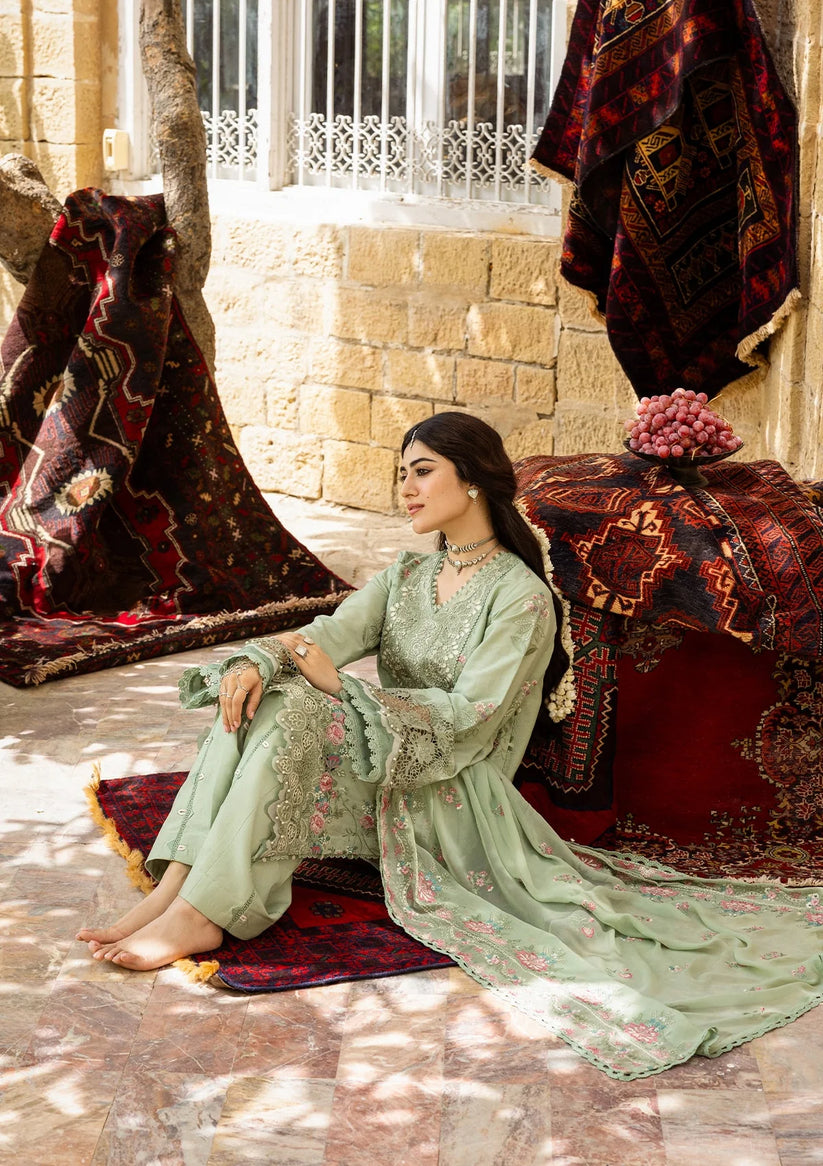 Kahf Premium | Kahf Karandi 25 | KKH-01 PRIMROSE - Pakistani Designer Dress - by Kahf Premium - Type : Ladies Clothes - 100% Original at Saira Sultan