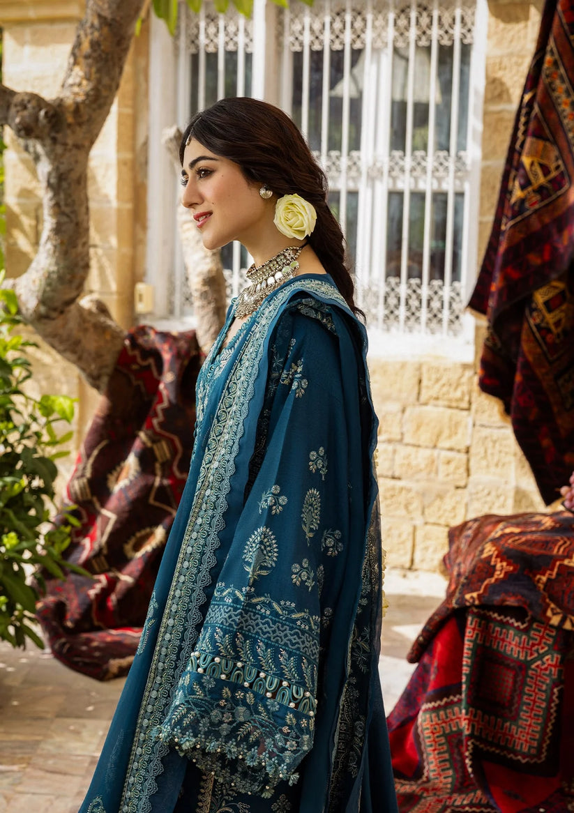 Kahf Premium | Kahf Karandi 25 |KKH-05 CYARA - Pakistani Designer Dress - by Kahf Premium - Type : Ladies Clothes - 100% Original at Saira Sultan