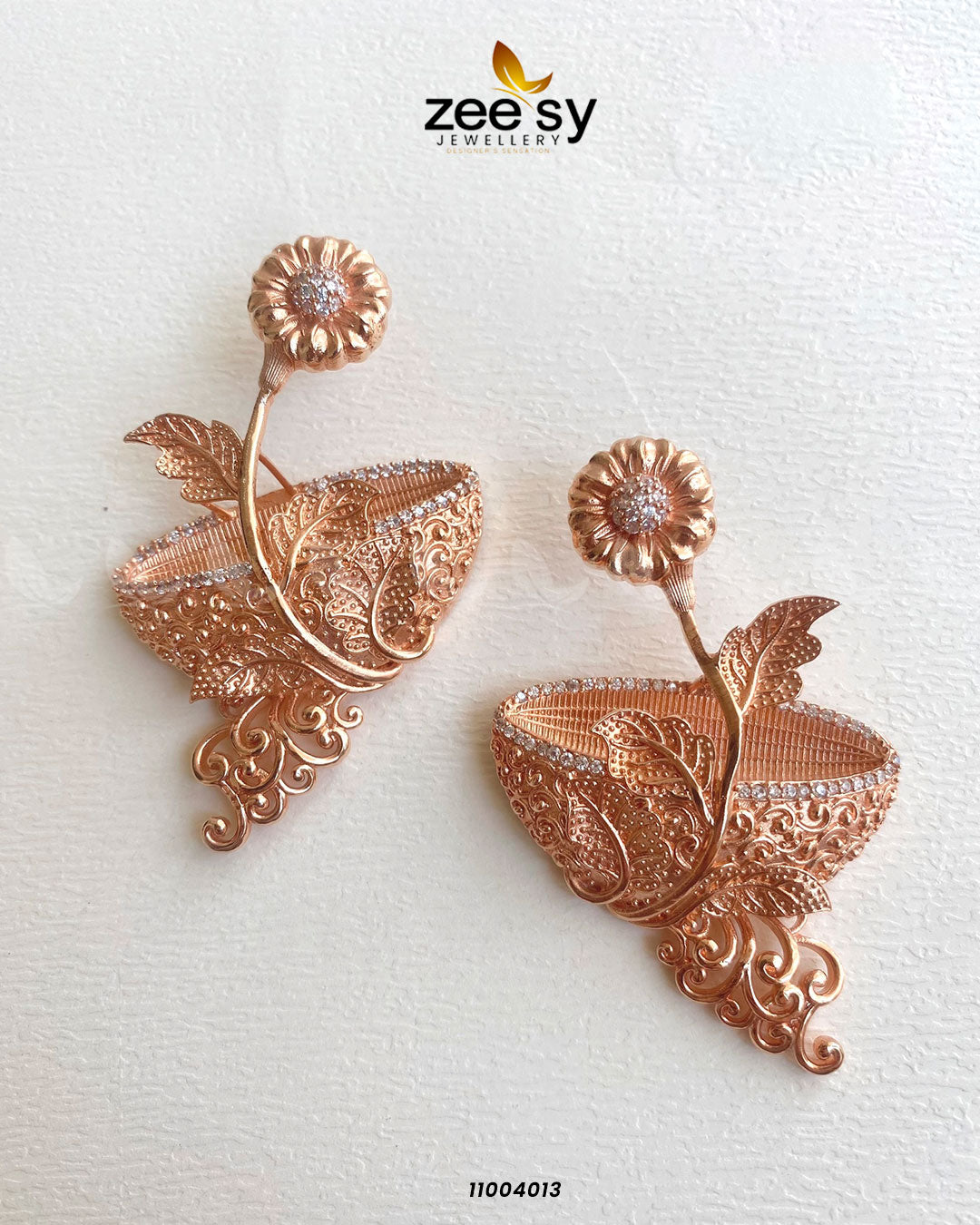 Earrings-0596 Rose Gold