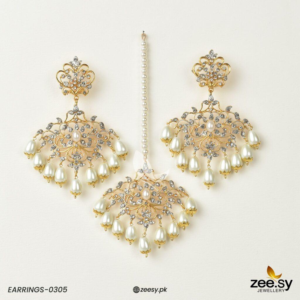 Sunflower Earrings-0305 Pearl