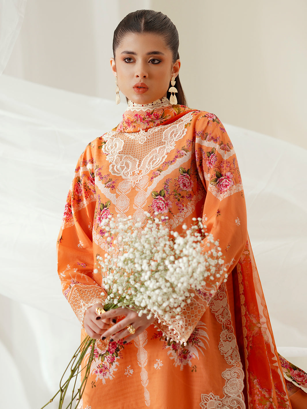 Bin Ilyas | Eres Bonita Viscose 25 | 1101-A - Pakistani Designer Dress - by Bin Ilyas - Type : Ladies Clothes - 100% Original at Saira Sultan