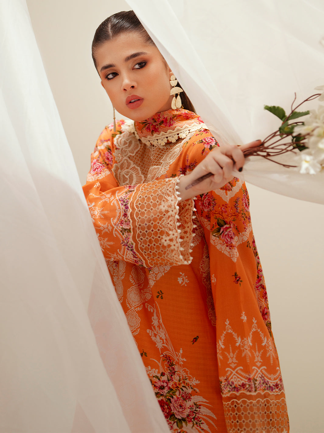 Bin Ilyas | Eres Bonita Viscose 25 | 1101-A - Pakistani Designer Dress - by Bin Ilyas - Type : Ladies Clothes - 100% Original at Saira Sultan