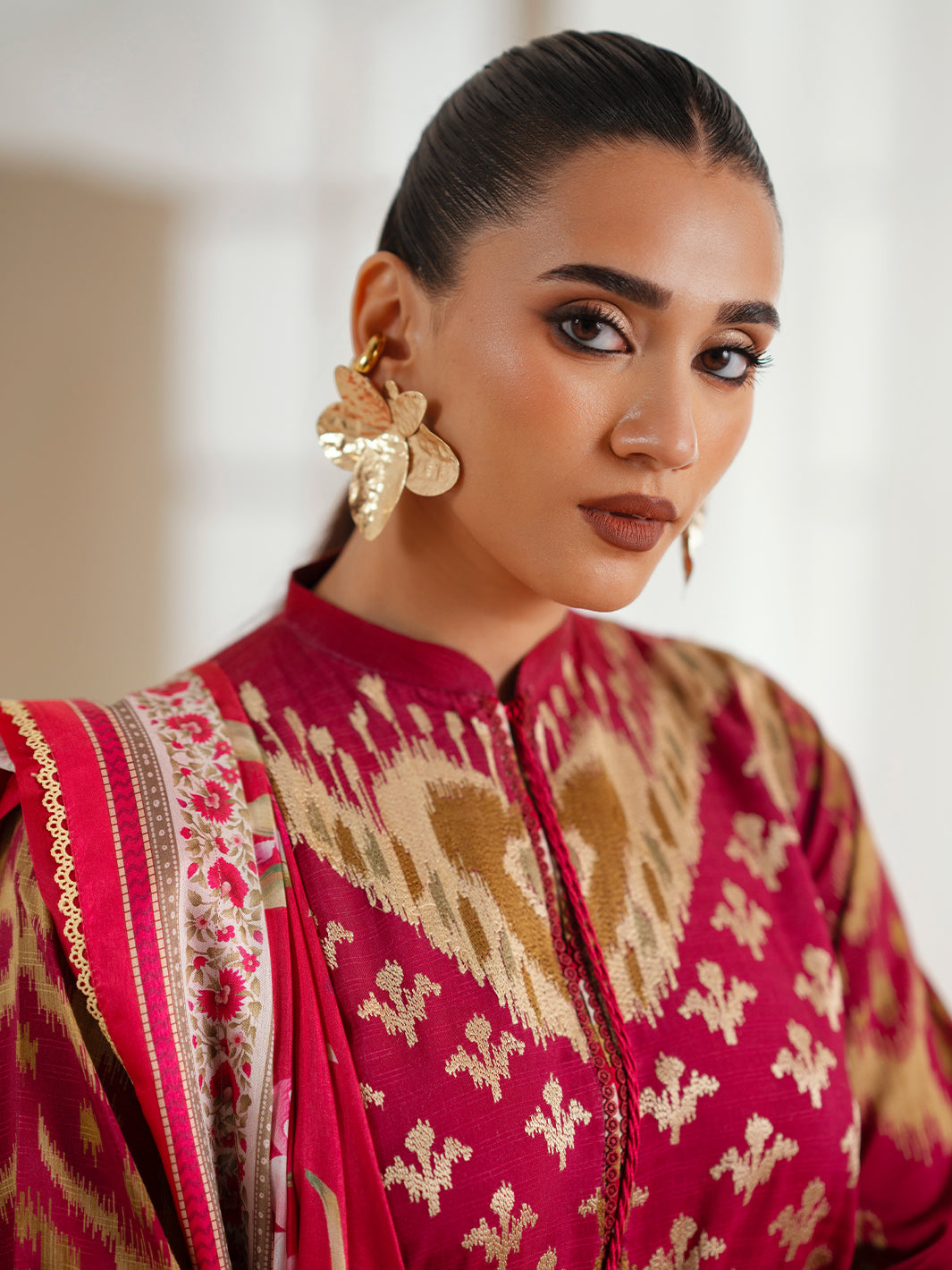 Bin Ilyas | Eres Bonita Viscose 25 | 1102-A - Pakistani Designer Dress - by Bin Ilyas - Type : Ladies Clothes - 100% Original at Saira Sultan