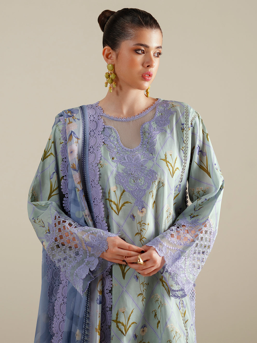 Bin Ilyas | Eres Bonita Viscose 25 | 1103-A - Pakistani Designer Dress - by Bin Ilyas - Type : Ladies Clothes - 100% Original at Saira Sultan
