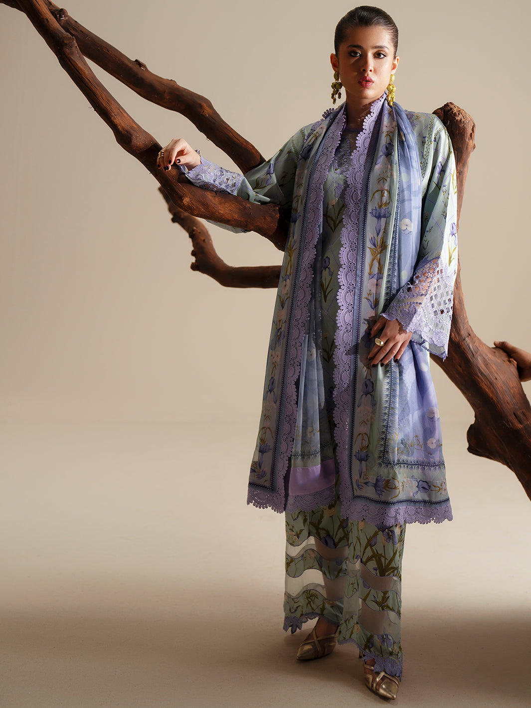 Bin Ilyas | Eres Bonita Viscose 25 | 1103-A - Pakistani Designer Dress - by Bin Ilyas - Type : Ladies Clothes - 100% Original at Saira Sultan
