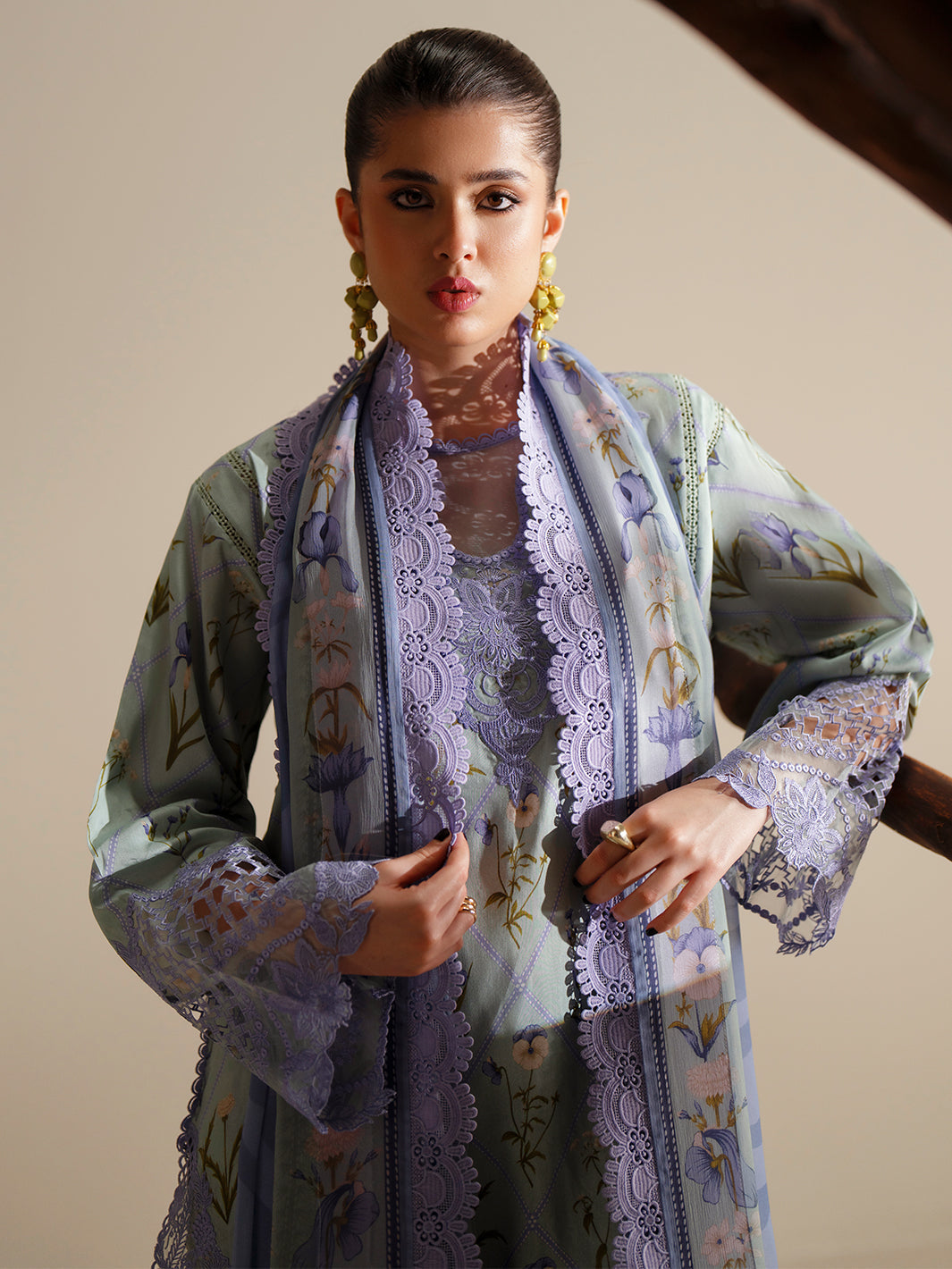 Bin Ilyas | Eres Bonita Viscose 25 | 1103-A - Pakistani Designer Dress - by Bin Ilyas - Type : Ladies Clothes - 100% Original at Saira Sultan