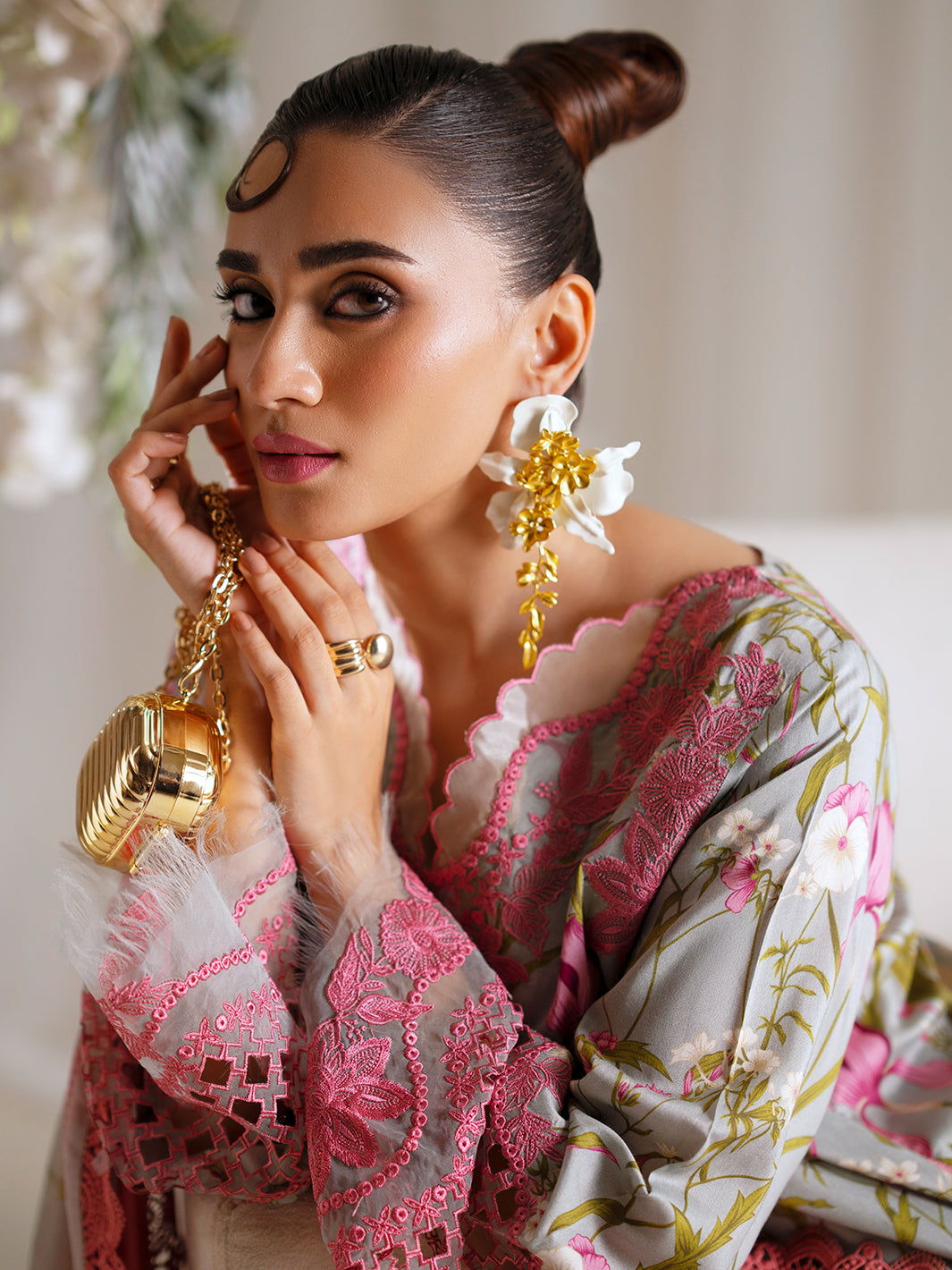 Bin Ilyas | Eres Bonita Viscose 25 | 1103-B - Pakistani Designer Dress - by Bin Ilyas - Type : Ladies Clothes - 100% Original at Saira Sultan