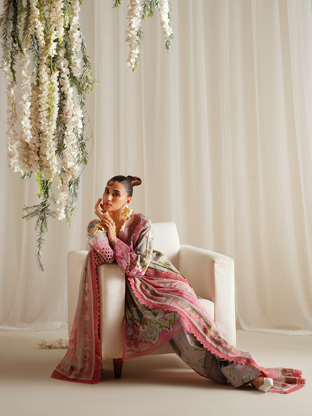 Bin Ilyas | Eres Bonita Viscose 25 | 1103-B - Pakistani Designer Dress - by Bin Ilyas - Type : Ladies Clothes - 100% Original at Saira Sultan