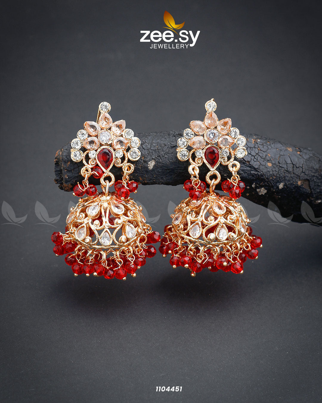 Earrings-0641 Red