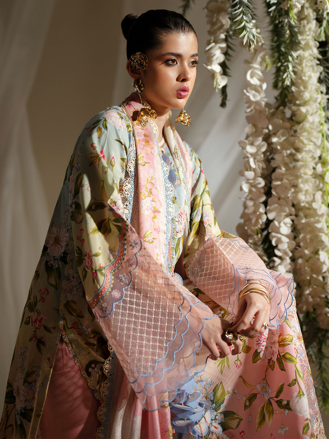 Bin Ilyas | Eres Bonita Viscose 25 | 1105-A - Pakistani Designer Dress - by Bin Ilyas - Type : Ladies Clothes - 100% Original at Saira Sultan