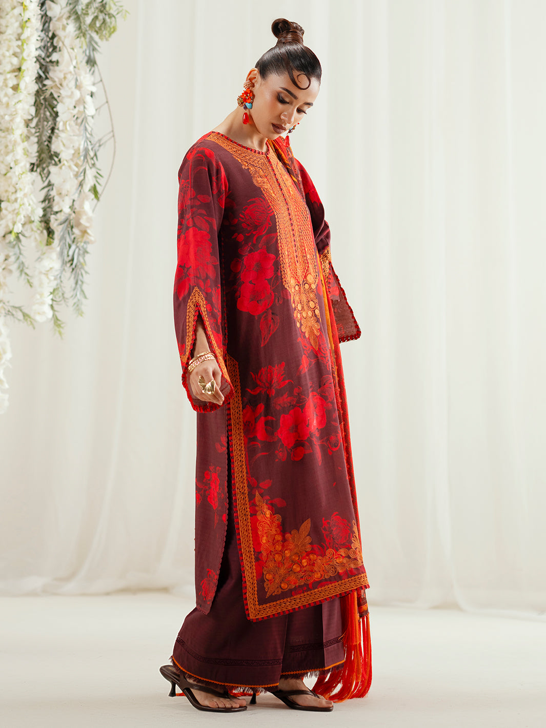 Bin Ilyas | Eres Bonita Viscose 25 | 1106-A - Pakistani Designer Dress - by Bin Ilyas - Type : Ladies Clothes - 100% Original at Saira Sultan