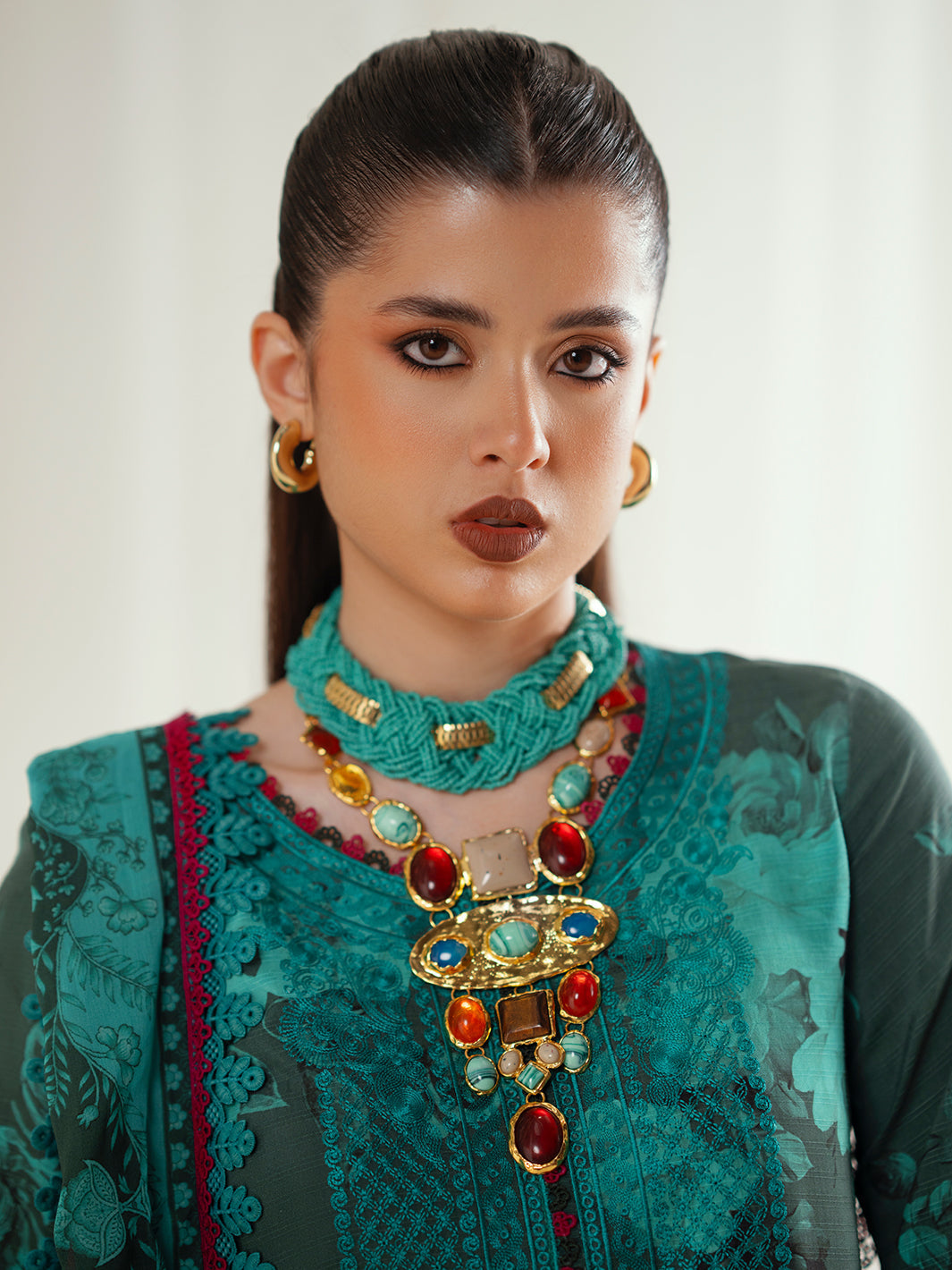 Bin Ilyas | Eres Bonita Viscose 25 | 1106-B - Pakistani Designer Dress - by Bin Ilyas - Type : Ladies Clothes - 100% Original at Saira Sultan