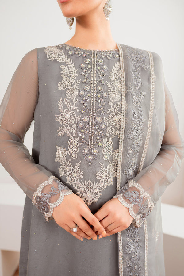 Baroque | Luxury Pret 25 | EMBROIDERED CHIFFON PR-991 - Pakistani Designer Dress - by Baroque - Type : Ladies Clothes - 100% Original at Saira Sultan