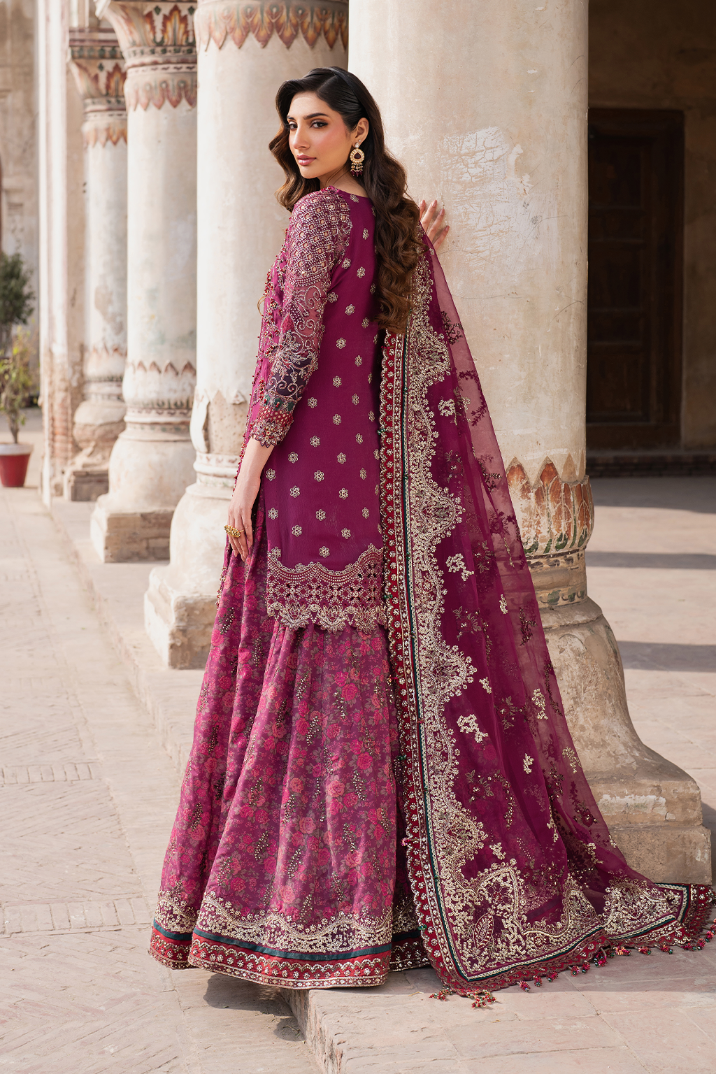 Iznik | Luxury Chiffon | ILC-04 S Magenta Chiffon