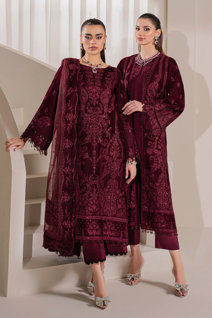 Baroque | Velvet 25 | UF-758 by Baroque - Designer Dress - Type : Ladies Clothes - Available at Saira Sultan - 100% Original