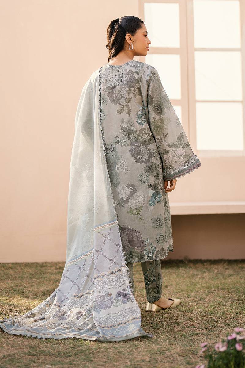 Baroque | Luxury Pret 24 | LAWN UF-605 - Pakistani Designer Dress - by Baroque | Type: Luxury - 100% Original at Saira Sultan