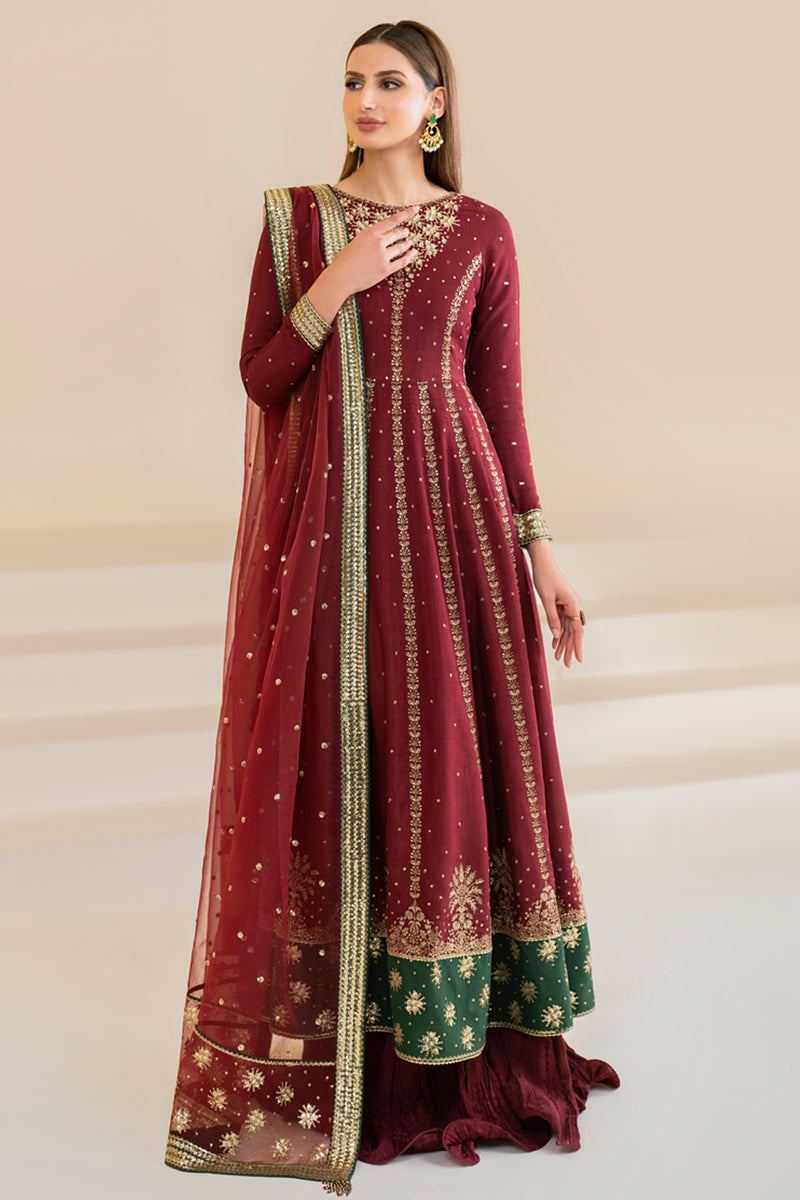 Jazmin | Formals Collection | Raw Silk UR-7018 - Pakistani Designer Dress - by Jazmin | Type: Formal - 100% Original at Saira Sultan