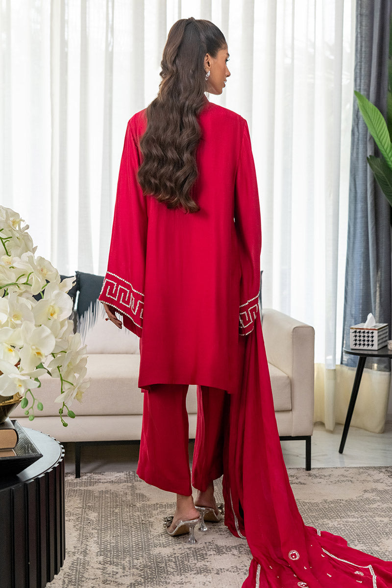 Chic Ophicial | Celenia Pret | Fuscia Pink Radiance S Red Pure Sheesha Silk