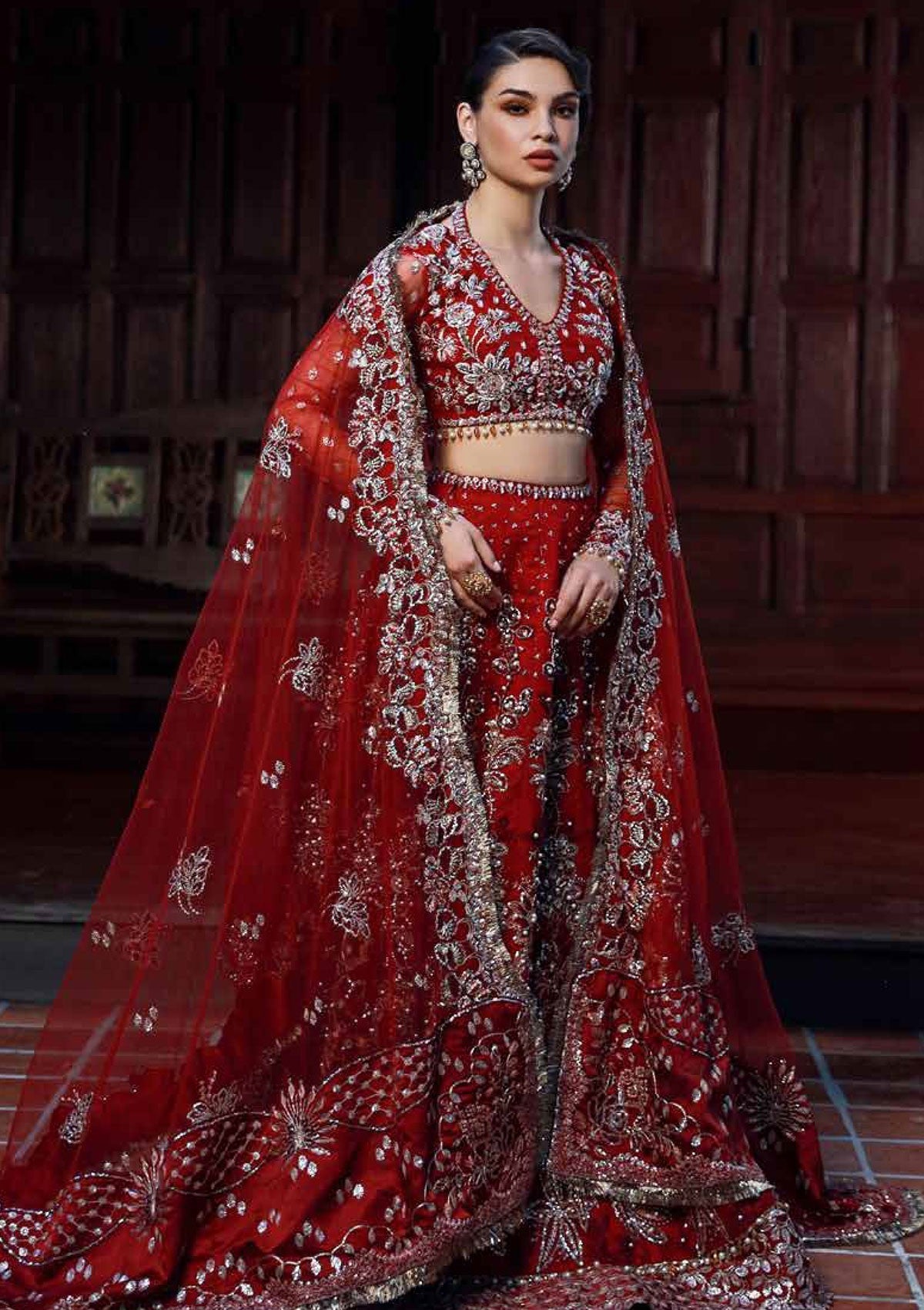 Ezra | Wedding Collection | EW24#08 - Rose - Pakistani Designer Dress - by Ezra | Type: Formal - 100% Original at Saira Sultan