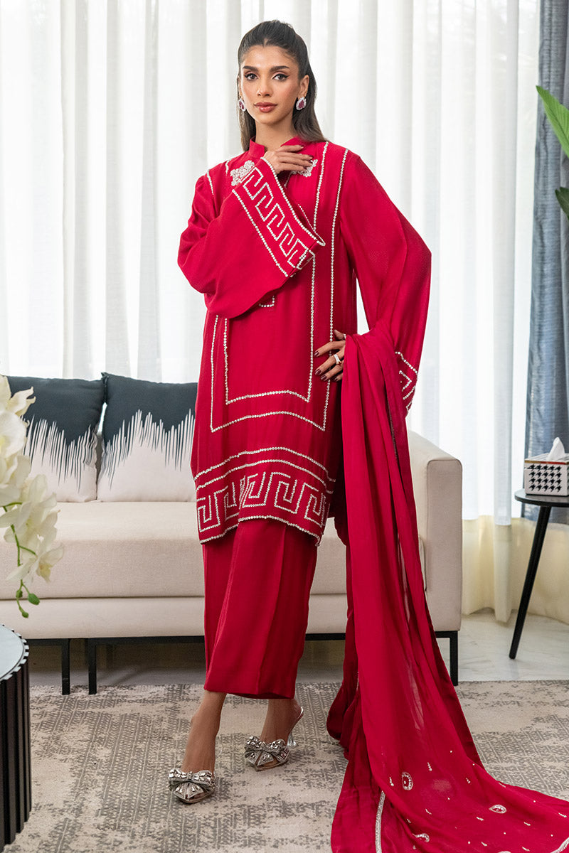Chic Ophicial | Celenia Pret | Fuscia Pink Radiance XL Red Pure Sheesha Silk