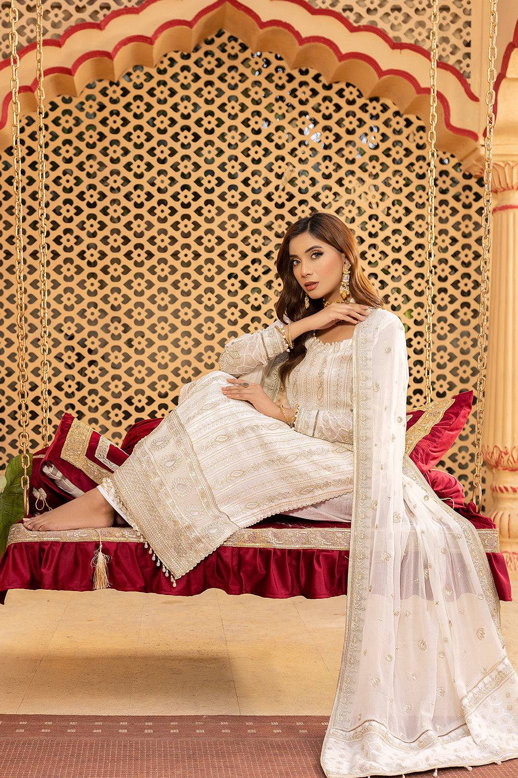 Neeshay | Dastgah Festive Formals | SHABNAM - Pakistani Designer Dress - by Neeshay | Type: Formal - 100% Original at Saira Sultan
